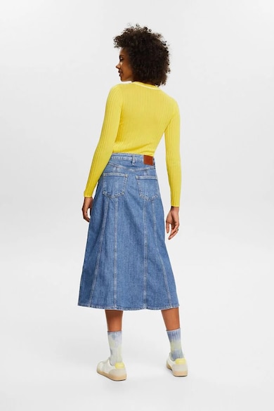 Esprit Fusta midi de denim Femei