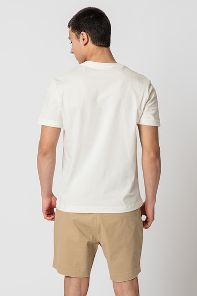 Esprit Памучна тениска с фигурален принт и лого Мъже