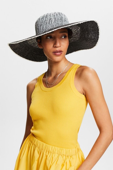Esprit Двуцветна шапка с широка периферия Жени