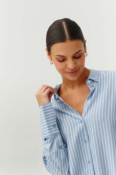 Tatuum Csíkos ing bő mandzsettákkal női
