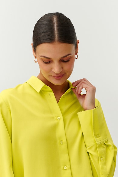 Tatuum Едноцветна риза с широки маншети Жени