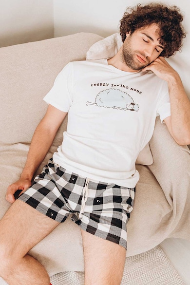 FAMILYSTA® Pijama cu model grafic Barbati