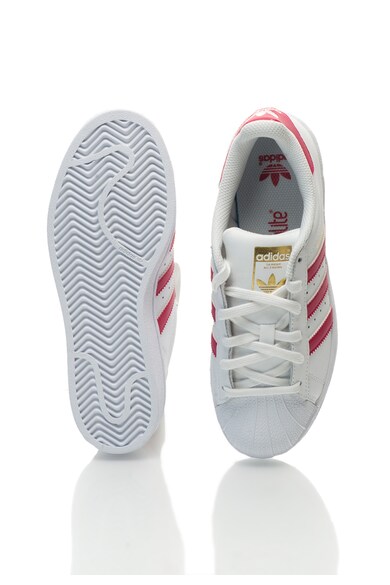 adidas Originals Junior Superstar Foundation Fehér Bőrcipő Lány