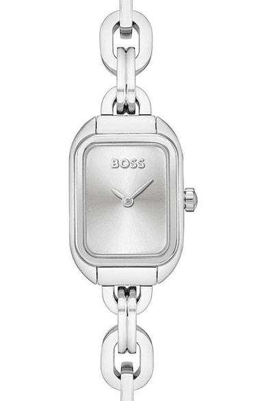 BOSS Часовник от неръждаема стомана с лого Мъже