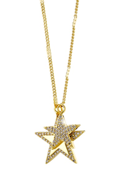 Loisir by Oxette 18 karátos aranybevonatú nyaklánc csillag alakú medállal női