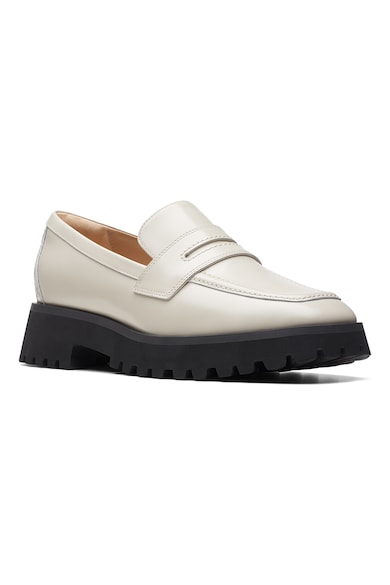 Clarks Pantofi loafer de piele cu toc masiv Femei