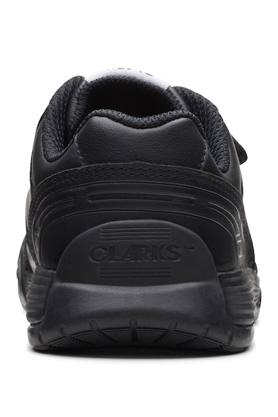 Clarks Pantofi sport de piele cu velcro Baieti