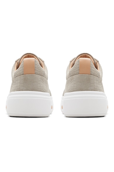 Clarks Hüllőbőrmintás bőrsneaker női