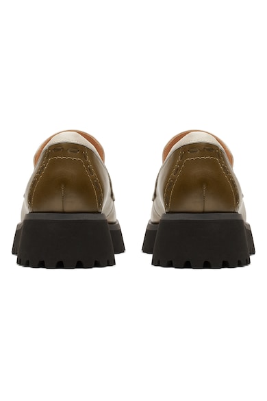 Clarks Pantofi loafer de piele cu model colorblock Femei