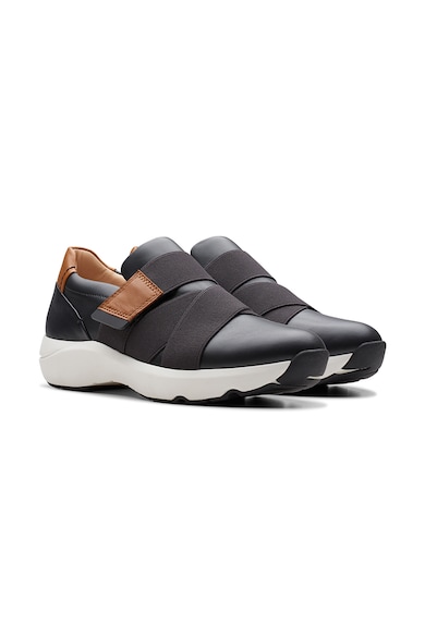 Clarks Pantofi sport de piele cu velcro Femei