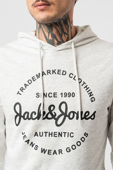Jack & Jones Logós pulóver kapucnival férfi