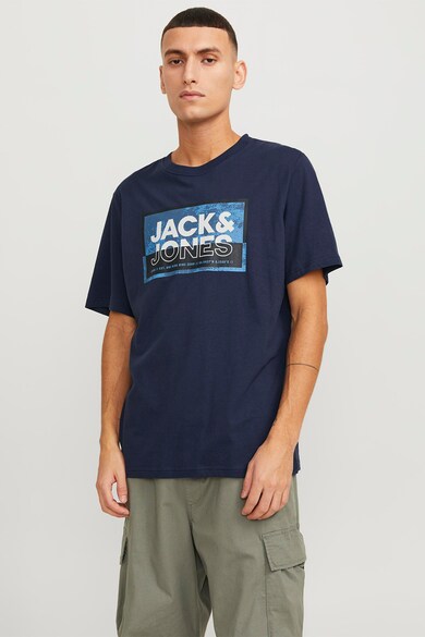 Jack & Jones Kerek nyakú logómintás póló férfi