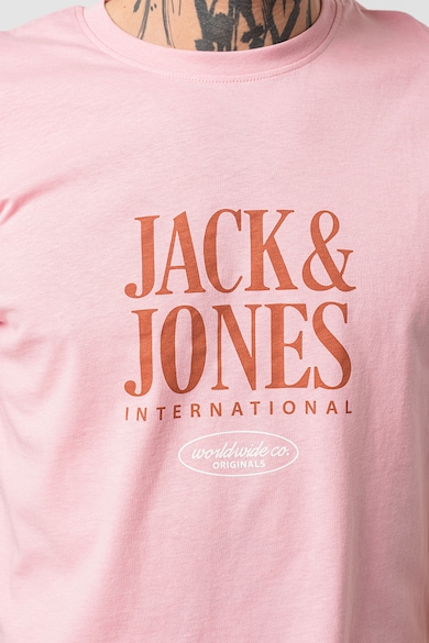 Jack & Jones Тениска Lucca с шарка на лога Мъже