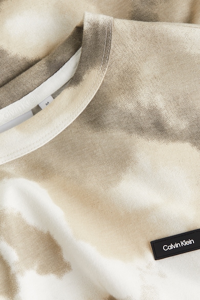 CALVIN KLEIN Tricou din bumbac cu imprimeu camuflaj Barbati