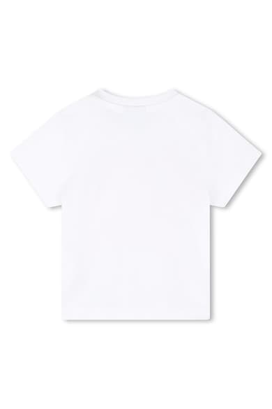 BOSS Kidswear Памучна тениска с лого и щампа Момчета