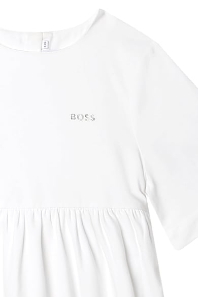 BOSS Kidswear Rochie cu croiala in A si logo Fete