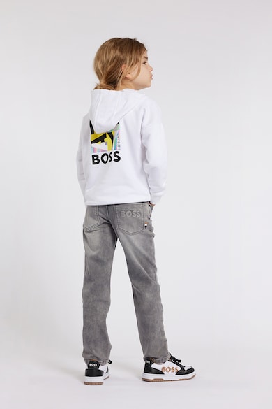 BOSS Kidswear Дънки със захабен ефект Момчета