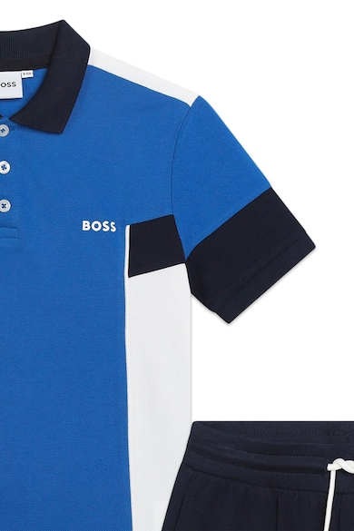 BOSS Kidswear Galléros póló és rövidnadrág szett Fiú