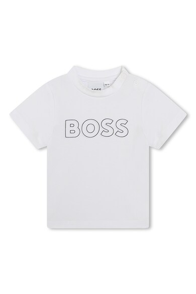 BOSS Kidswear Logómintás póló és kapucnis szabadidőruha szett Fiú