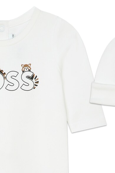 BOSS Kidswear Дълга долна пижама и шапка - 2 части Момчета