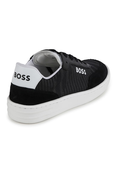 BOSS Kidswear Спортни обувки с велур Момчета