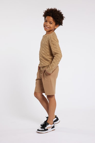 BOSS Kidswear Спортни обувки с кожа Момчета