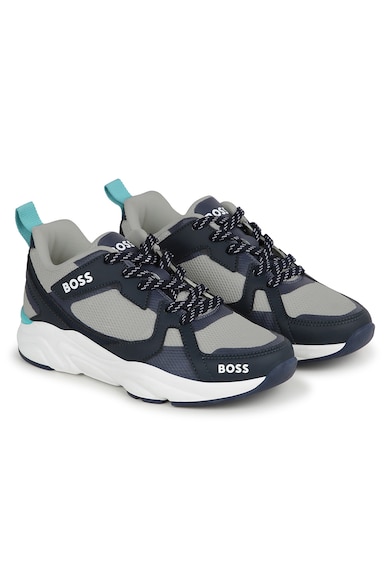 BOSS Kidswear Sneaker hálós anyagbetétekkel Fiú