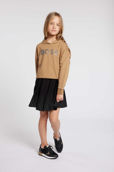 BOSS Kidswear Sneaker hálós anyagbetétekkel Lány