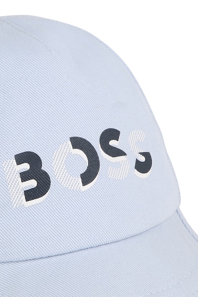 BOSS Kidswear Памучна шапка с лого Момчета