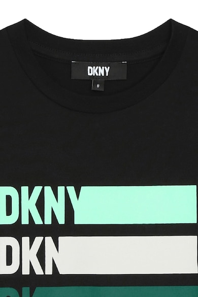 DKNY Tricou din bumbac cu imprimeu logo Baieti
