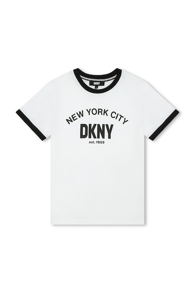 DKNY Logós póló kontrasztos részletekkel Fiú