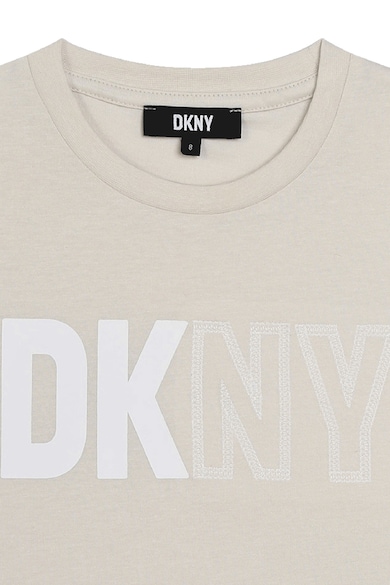 DKNY Tricou cu imprimeu logo Fete