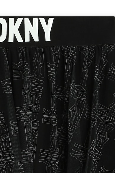 DKNY Fusta midi cu imprimeu logo Fete