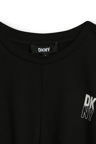 DKNY Tricou crop cu logo Fete