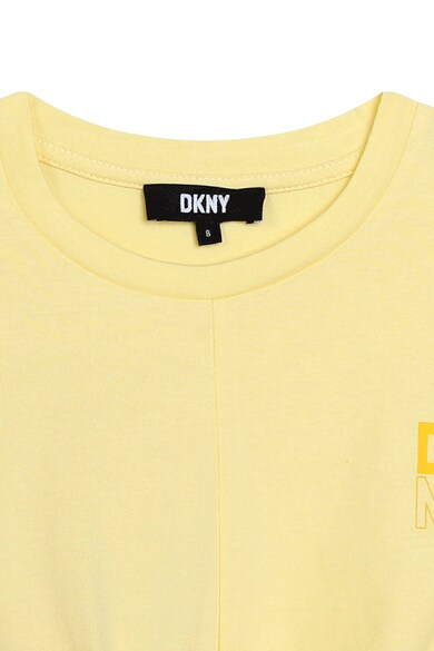 DKNY Tricou crop cu logo Fete