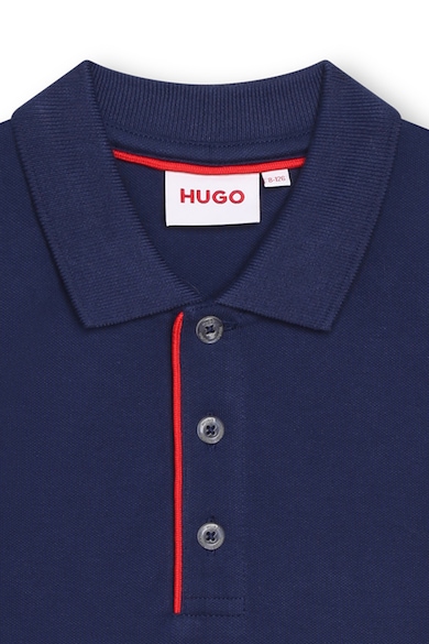 HUGO Памучна тениска с яка Момчета