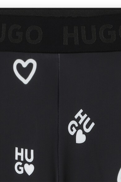 HUGO Colanti cu imprimeu logo Fete