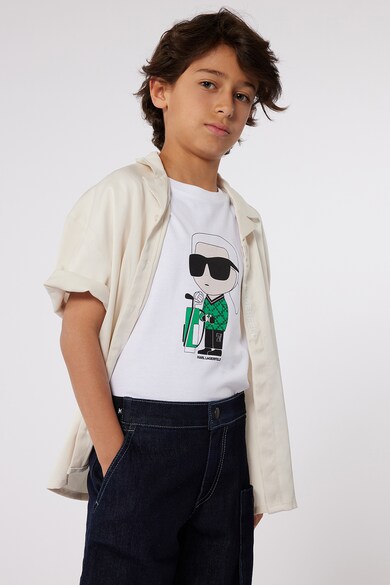 KARL LAGERFELD KIDS Logómintás póló Fiú