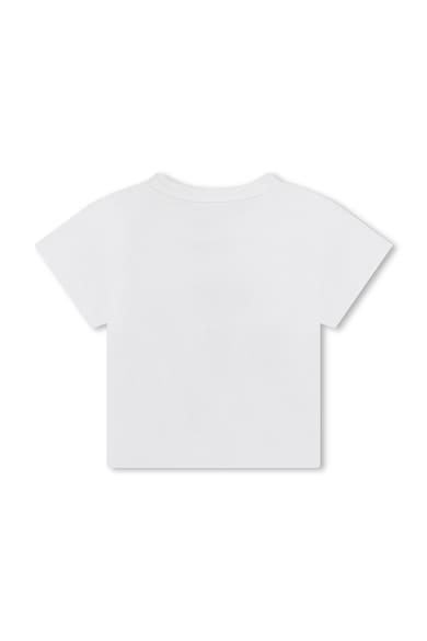 KARL LAGERFELD KIDS Памучна тениска с лого и клин Момчета