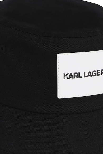 KARL LAGERFELD KIDS Памучна шапка с лого Момчета