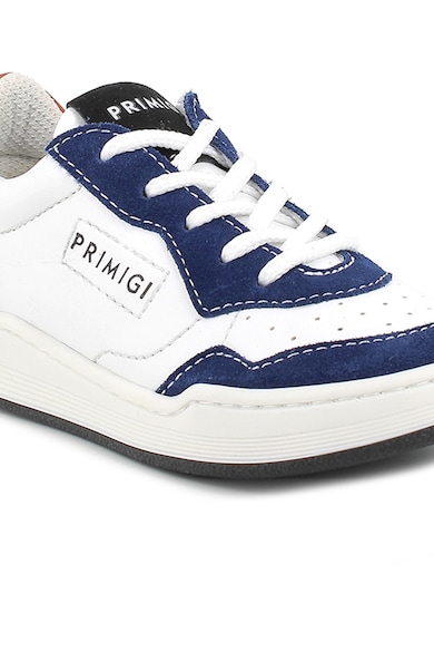 Primigi Pantofi sport de piele ecologica cu garnituri de piele intoarsa Baieti