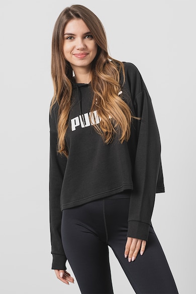 Puma Essentials kapucnis crop pulóver női