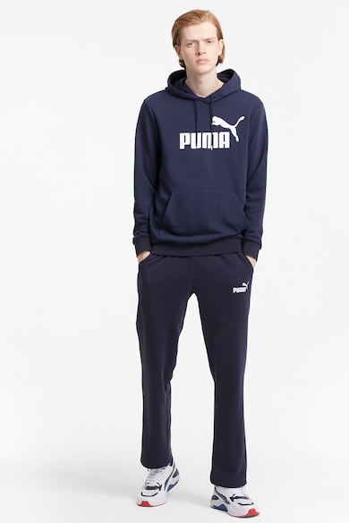Puma Essentials logómintás kapucnis pulóver kenguruzsebbel férfi