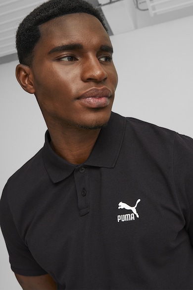Puma Classics galléros póló hímzett logóval férfi