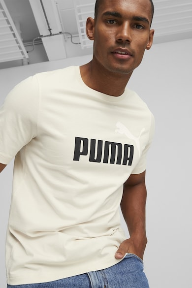 Puma Essentials+ 2 pamutpóló logómintával férfi