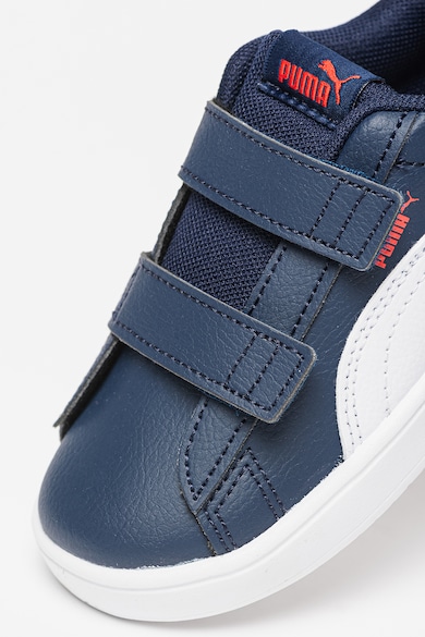 Puma Pantofi sport de piele ecologica cu velcro Rickie Baieti