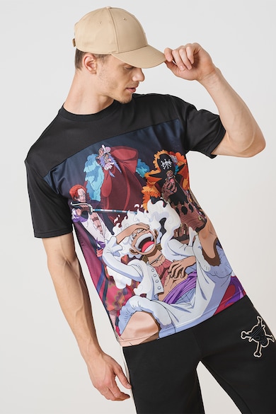 Puma Тениска с овално деколте и шарка Cartoons Мъже