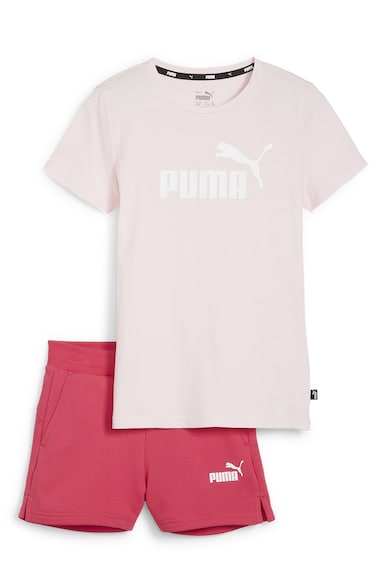 Puma Set de pantaloni scurti si tricou cu imprimeu logo - 2 piese Fete