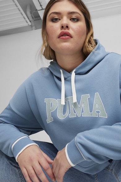 Puma Squad logós kapucnis pulóver női