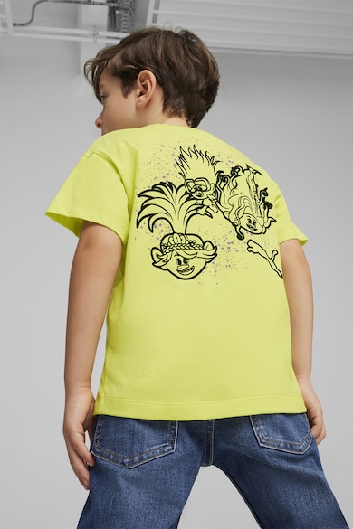 Puma Памучна тениска с шарка на Trolls Момчета
